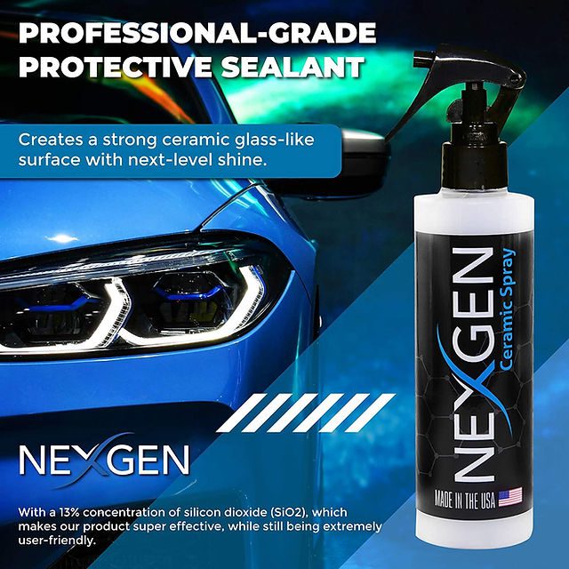 Nexgen Ceramic Spray Coating with Silicon Dioxide