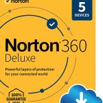 Norton 360 Deluxe - Antivirus software for 5 Devices - Includes VPN