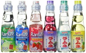 Ramune Japanese Variety Flavors 6 Bottles