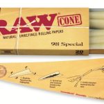 RAW Classic Natural Unrefined Pre-Rolled Cones