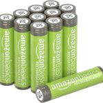 AmazonBasics Rechargeable Batteries 12-Pack Pre-charged