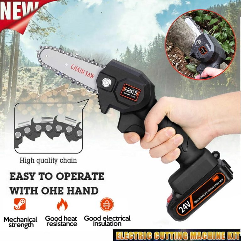 Cordless Chainsaw Rechargeable New Huing