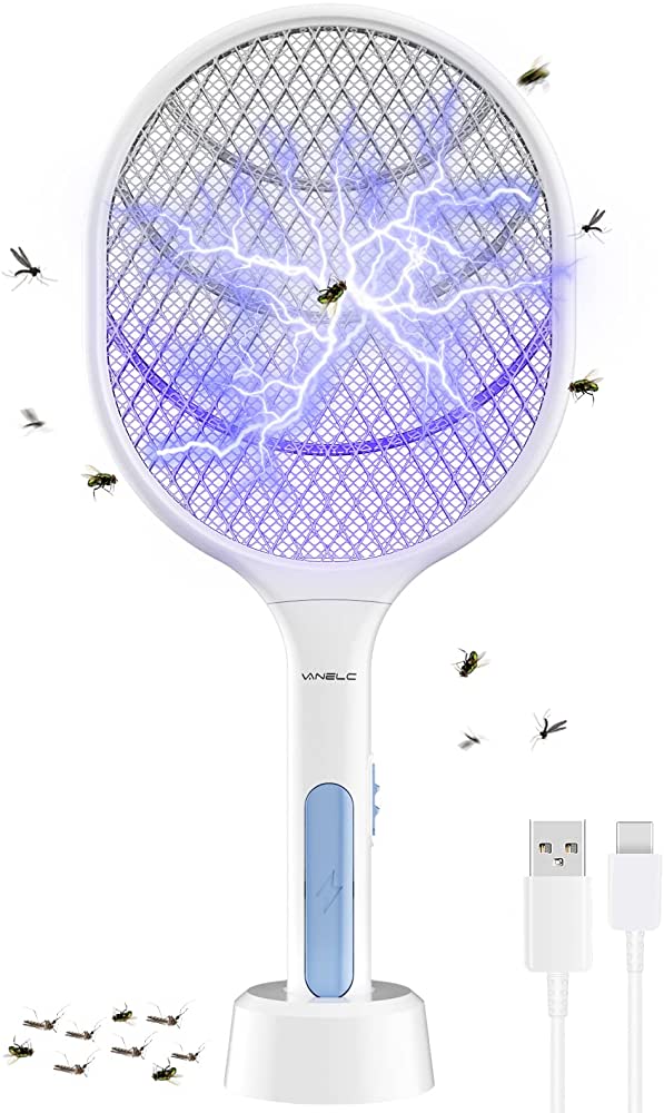 Rechargeable Electric Swatter Mosquito Killer with USB Charging