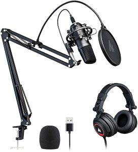 Recording Streaming Patterns Headphone with Microphone
