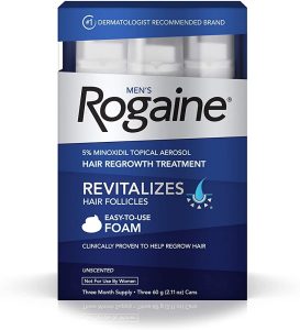 Rogaine Men's 5% Minoxidil Hair Thinning & Loss Treatment