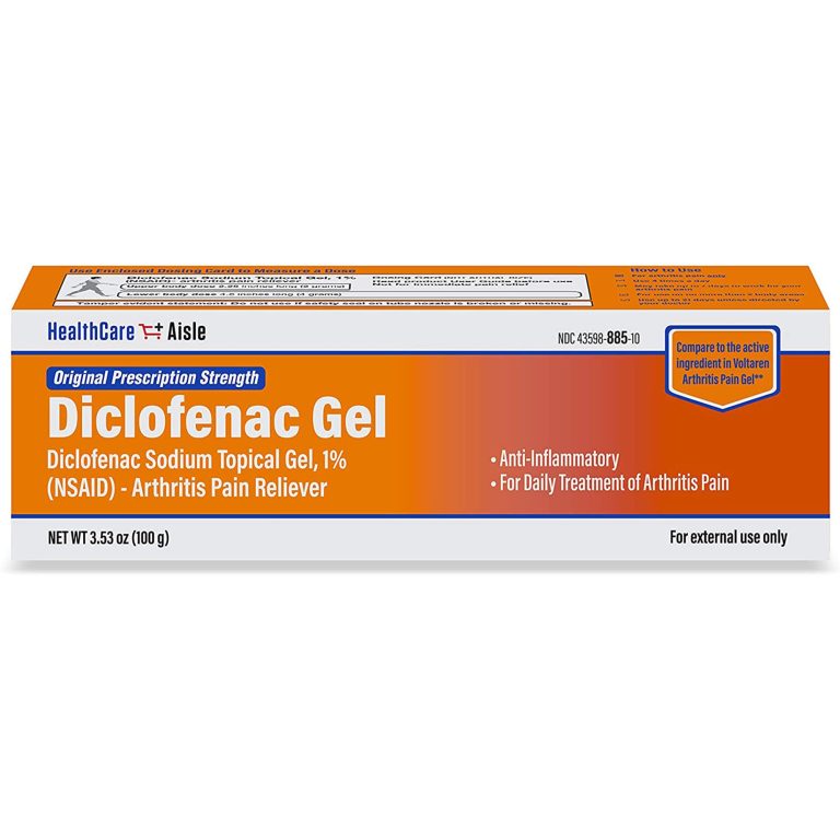 HealthCareAisle Diclofenac Gel Arthritis Pain Reliever