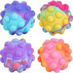 Genuvi Anti-Pressure Squeeze Silicone Sensory Balls