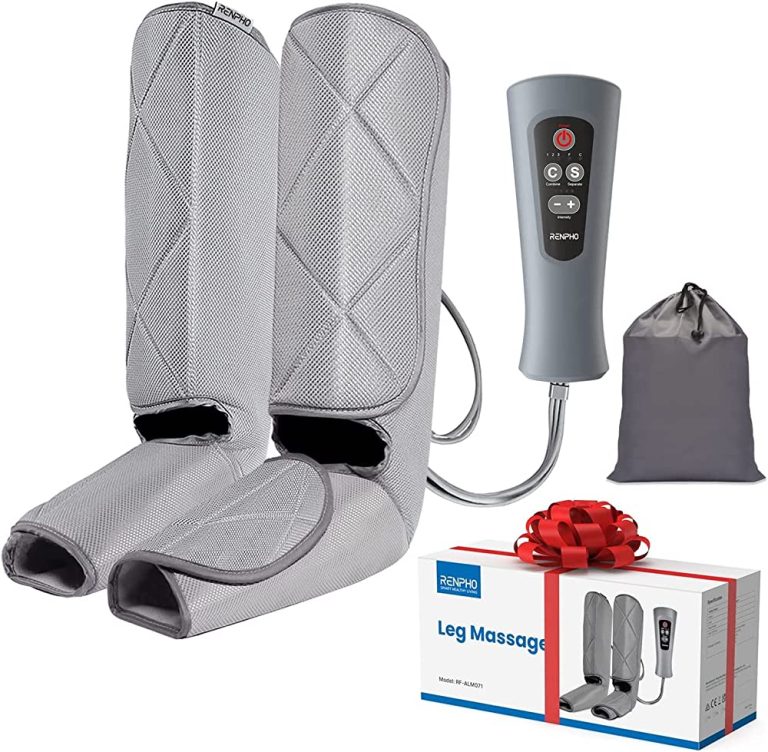 RENPHO Compression Leg Massager for Circulation with 3 Modes and 4 Intensities