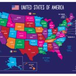 US States and Capitals Map