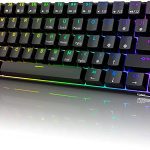 RK ROYAL KLUDGE RK61 Wireless 60% Mechanical Gaming Keyboard Ultra-Compact Bluetooth Wired Dual Mode