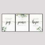 Romans 15:13 Overflow with Spirit Bible Verse Wall Art