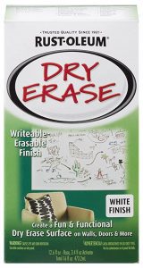 Rust-Oleum 241140 Dry Erase Brush-On Paint White