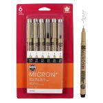 Sakura Pigma 30062 Micron Blister Card Ink Pen Set