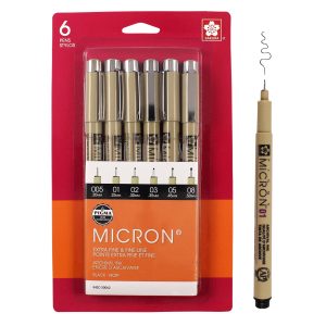 Sakura Pigma 30062 Micron Blister Card Ink Pen Set