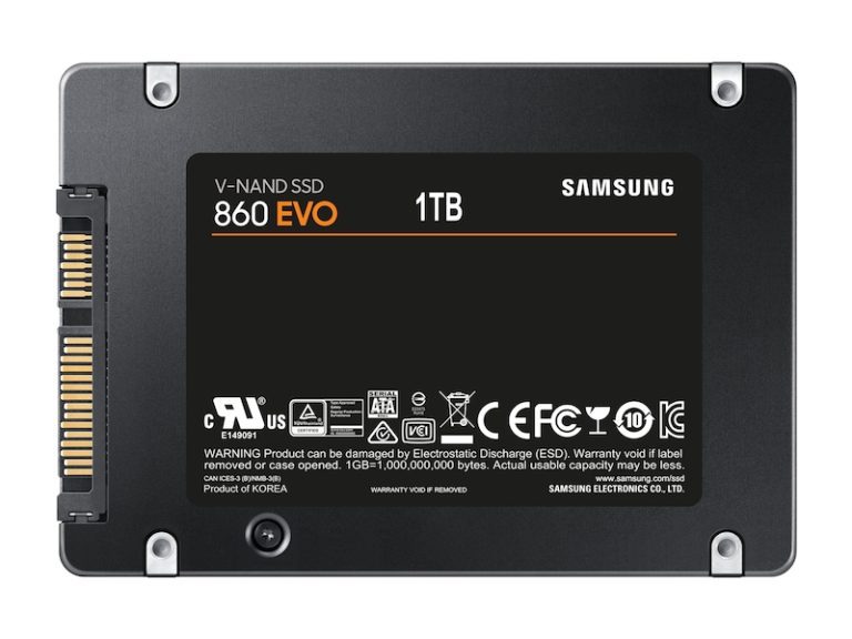 Samsung 860 EVO 1TB 2.5 Inch SATA Internal SSD