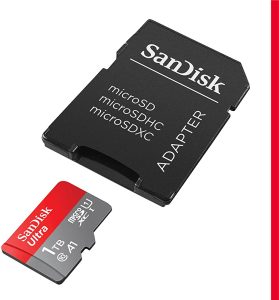 SanDisk Ultra microSDXC UHS-I Memory Card with Adapter