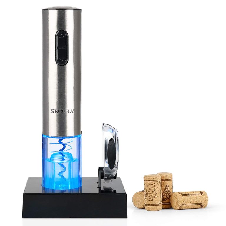 Secura SWO-3N Electric Wine Opener with Foil Cutter