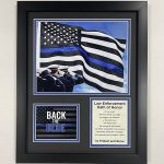 Thin Blue Line American Flag