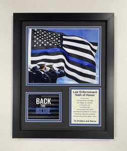 Thin Blue Line American Flag