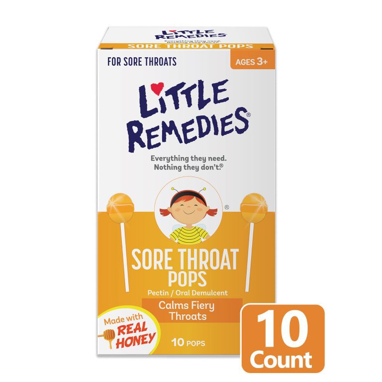 Little Remedies Sore Throat Relief Pops for Newborns