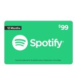 Spotify Premium 12-Month Subscription Gift