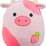 Squishmallows Reshma Pink Strawberry Cow