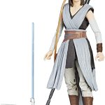 Star Wars The Black Series 6 inch Rey (Jedi Training) and D-O Action Figure