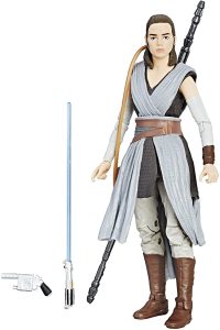 Star Wars The Black Series 6 inch Rey (Jedi Training) and D-O Action Figure