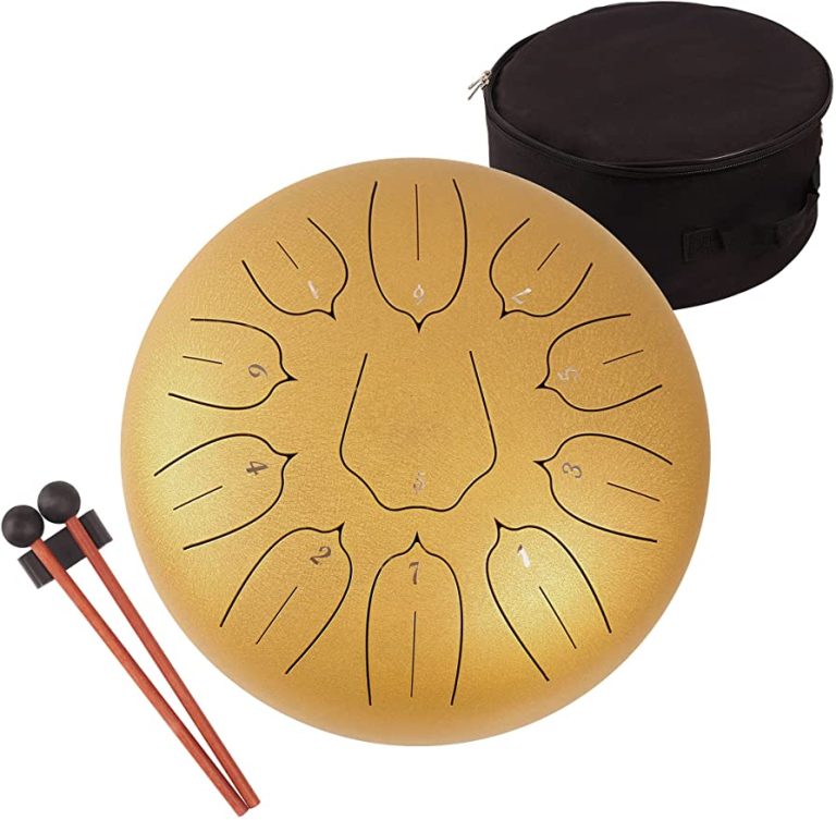 Steel Tongue Drum Percussion Instrument With Mallets