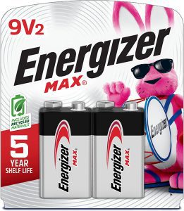 Energizer Alkaline 9V Battery 6-Pack