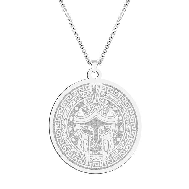 Gladiator Style Silver Stainless Steel Jewelry
