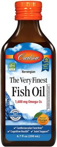 Carlson Omega-3s Norwegian Fish Oil