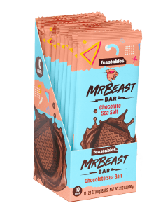 Feastables MrBeast Chocolate Salt Bars