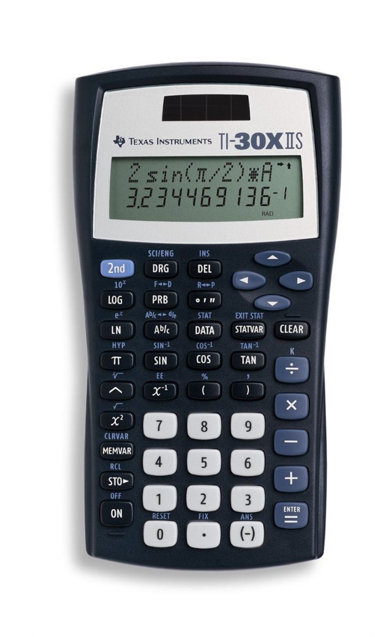 Texas Instruments TI-30X IIS 2-Line Scientific Calculator