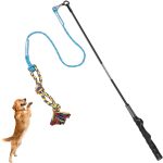 Flirt Pole for Dogs: Strong Non-Bungee Version