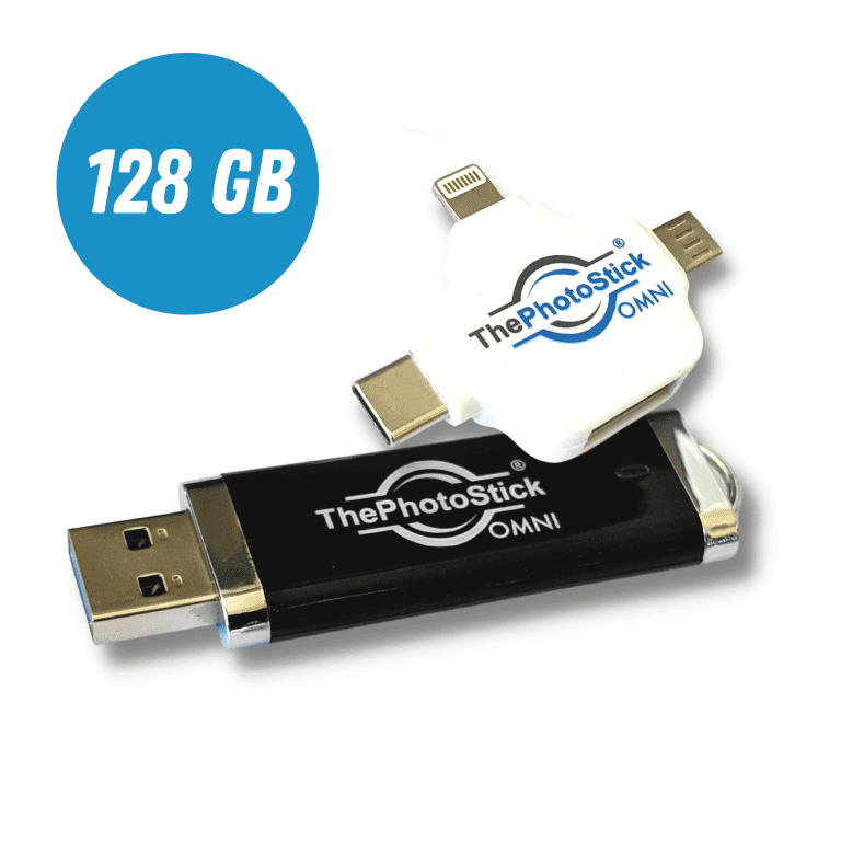 ThePhotoStick Omni 128GB Backup Devices