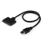 StarTech.com SATA to USB Cable - USB 3.0 to 2.5" SATA III Hard Drive Adapter - External Converter for SSD/HDD Data Transfer (USB3S2SAT3CB)