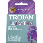 Trojan Ultra Thin Lubricated Condoms