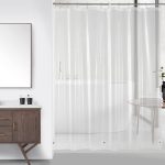 Downluxe Clear PEVA Shower Curtain Liner