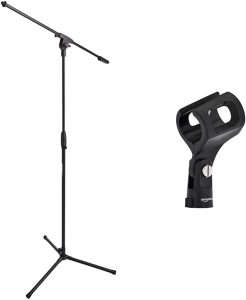 AmazonBasics Tripod Boom Microphone Stand