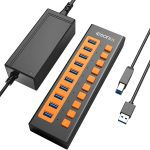 USB 3.0 Hub Splitter with 4 Individual Power Switches