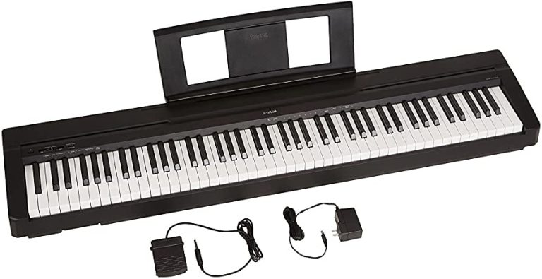 Yamaha P71 88-Key Weighted Action Digital Piano With Sustain Pedal