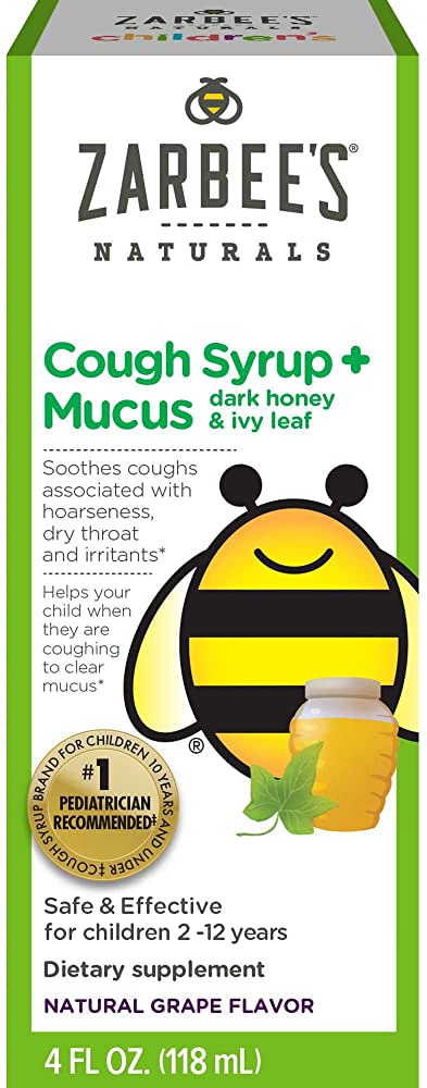 Zarbee's Naturals Children's Cough Syrup + Mucus